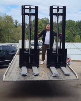 Тест-драйв складской техники на нашем складе в Обнинске